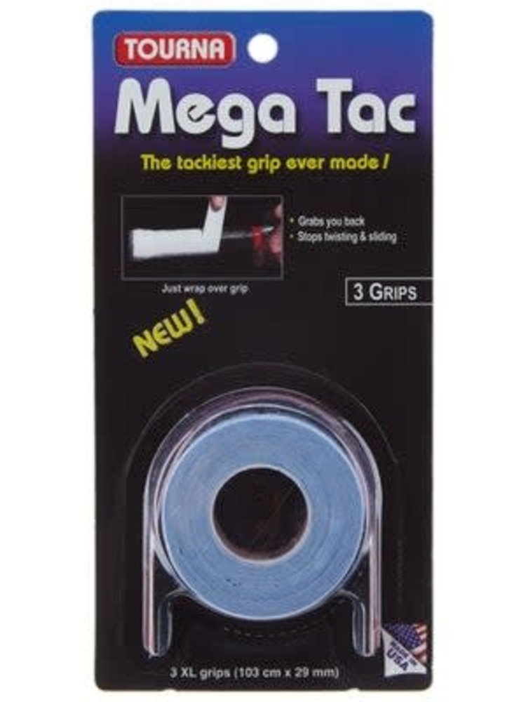 Tourna Tourna Mega Tac Light Blue, 3pk