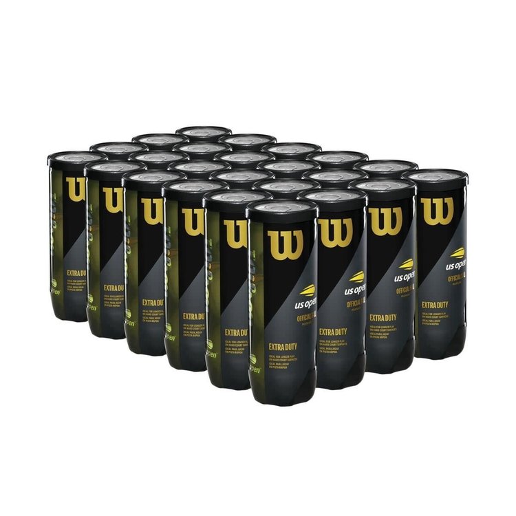 Wilson US Open Extra Duty Tennis Balls Case (24 Cans - 72 Balls) (not eligible for free shipping)