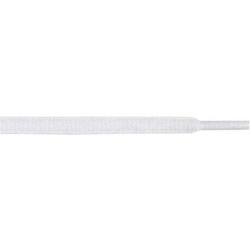 Athletic  Oval 1/4" Shoelaces White