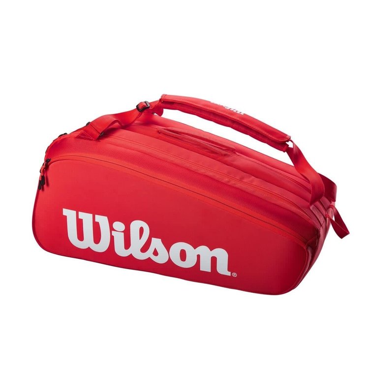 Wilson Wilson Super Tour 15PK Tennis Bag, Red