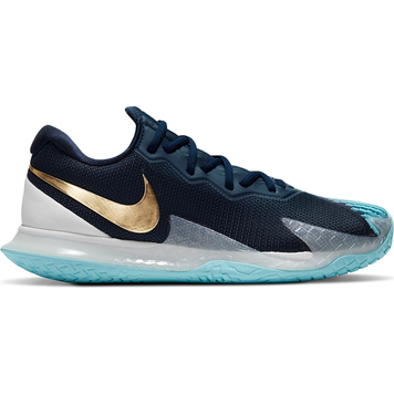 Nike Men's Nike Air Zoom Cage 4 HC, Obsidian/Metallic Gold/Copa/White (CD0424 401)