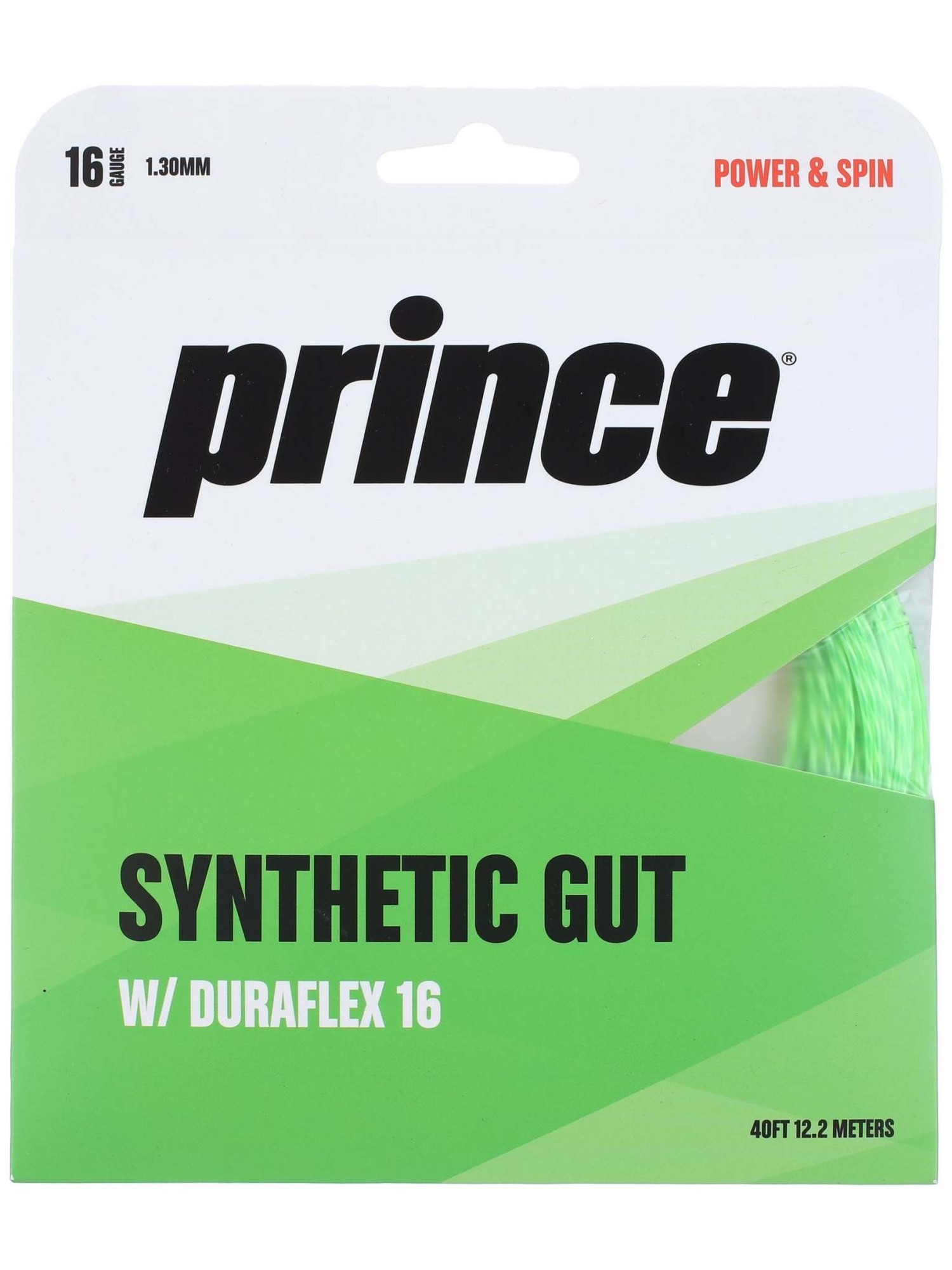 Prince Synthetic Gut W/ Duraflex Tennis String Set - Cayman Sports