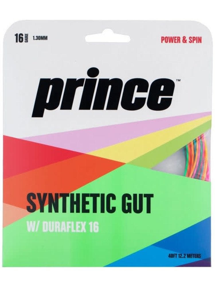 Prince Prince Synthetic Gut W/ Duraflex Rainbow String Set