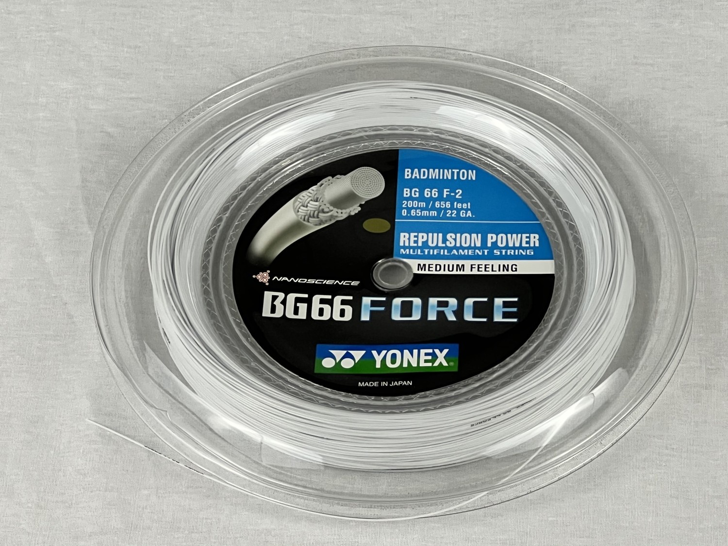 Yonex BG66 Force Badminton String Reel 200m /656 feet