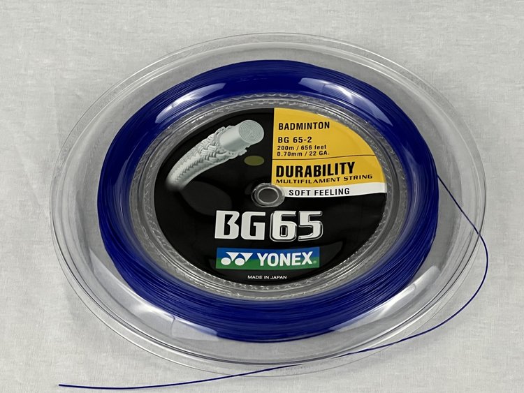 Yonex Yonex BG65 Badminton String Reel, 200am/656 feet