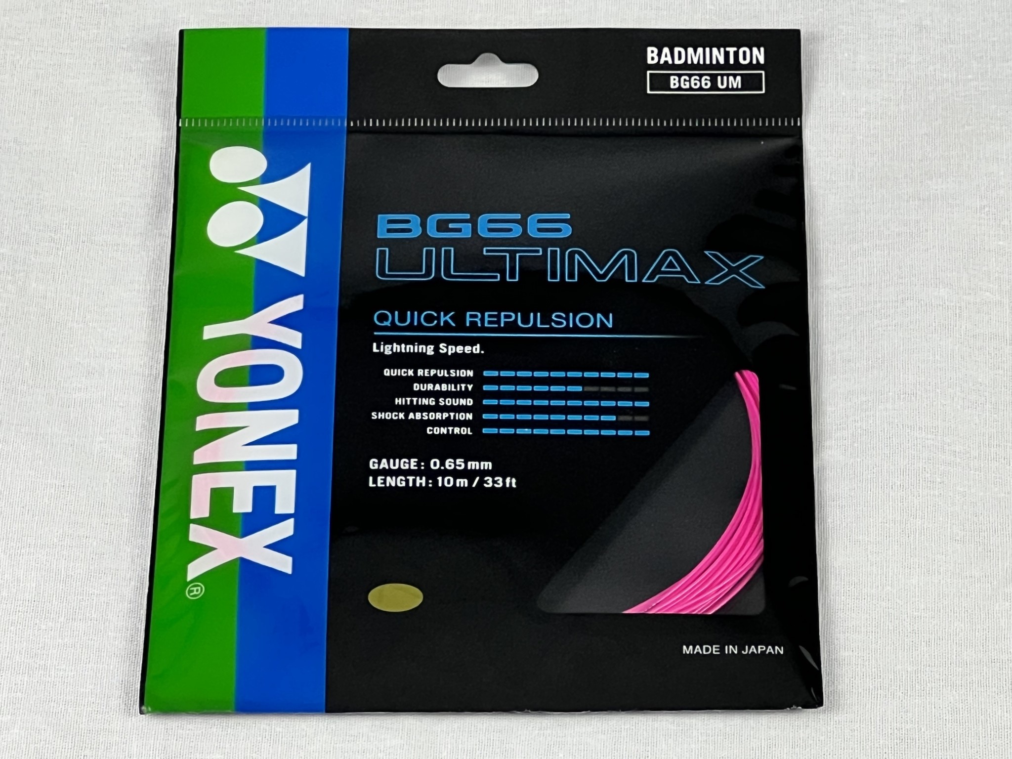 Yonex BG66 Ultimax Badminton String set - Cayman Sports - Tennis 