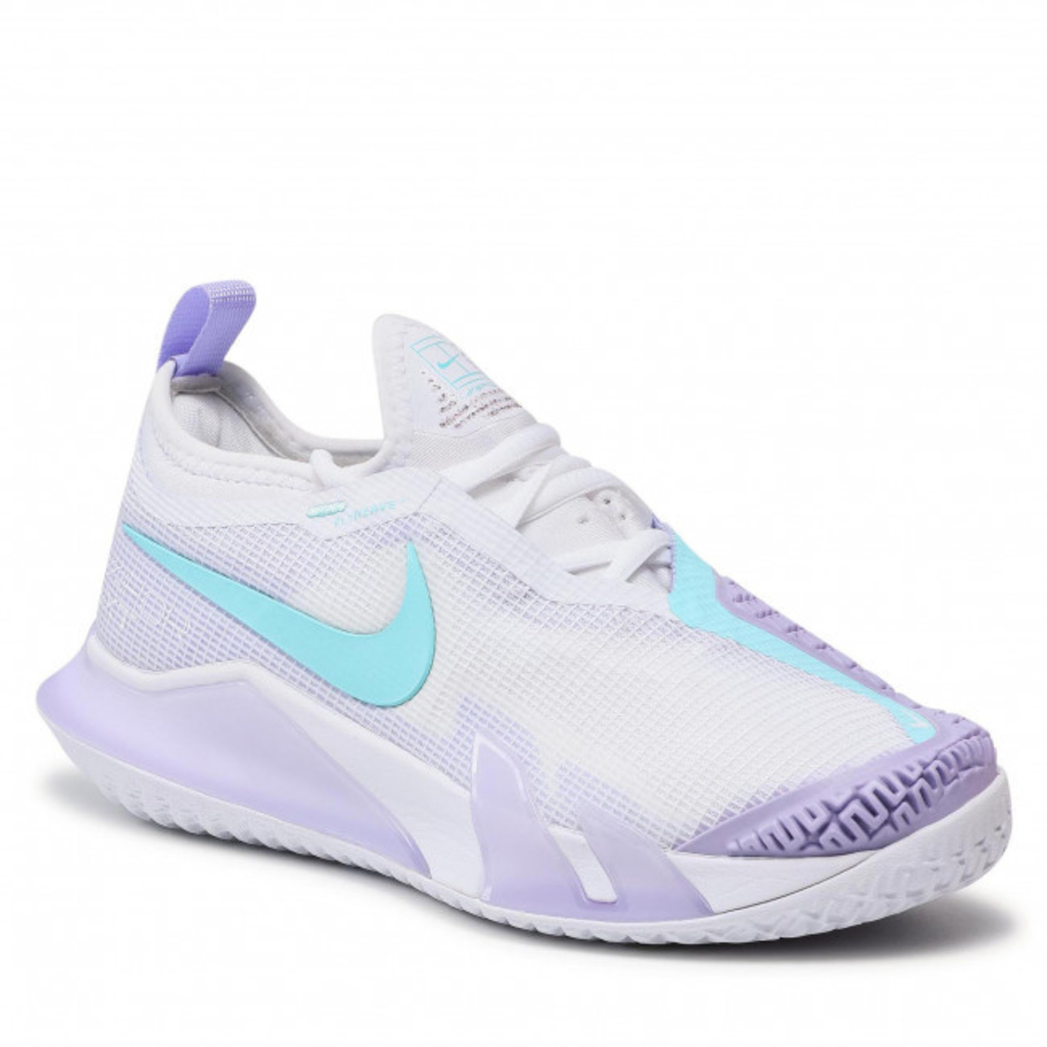 nike react white and purple