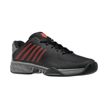 K-Swiss K-Swiss Hypercourt Express 2 Men's, Jet Black/steel gray/spicy orange (06613-042-M)