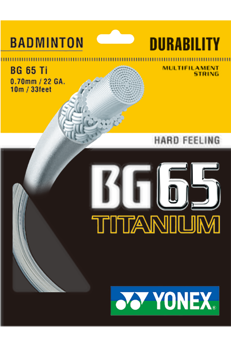 Yonex Yonex BG65 Titanium Badminton String Set