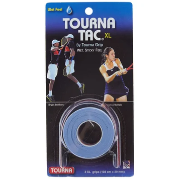 Tourna Tourna Tac  XL Light Blue, 3pk