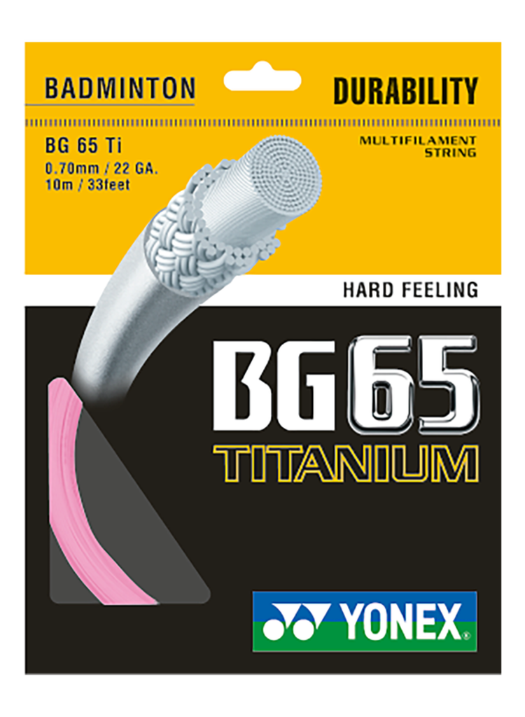 Yonex Yonex BG65 Titanium Badminton String Set