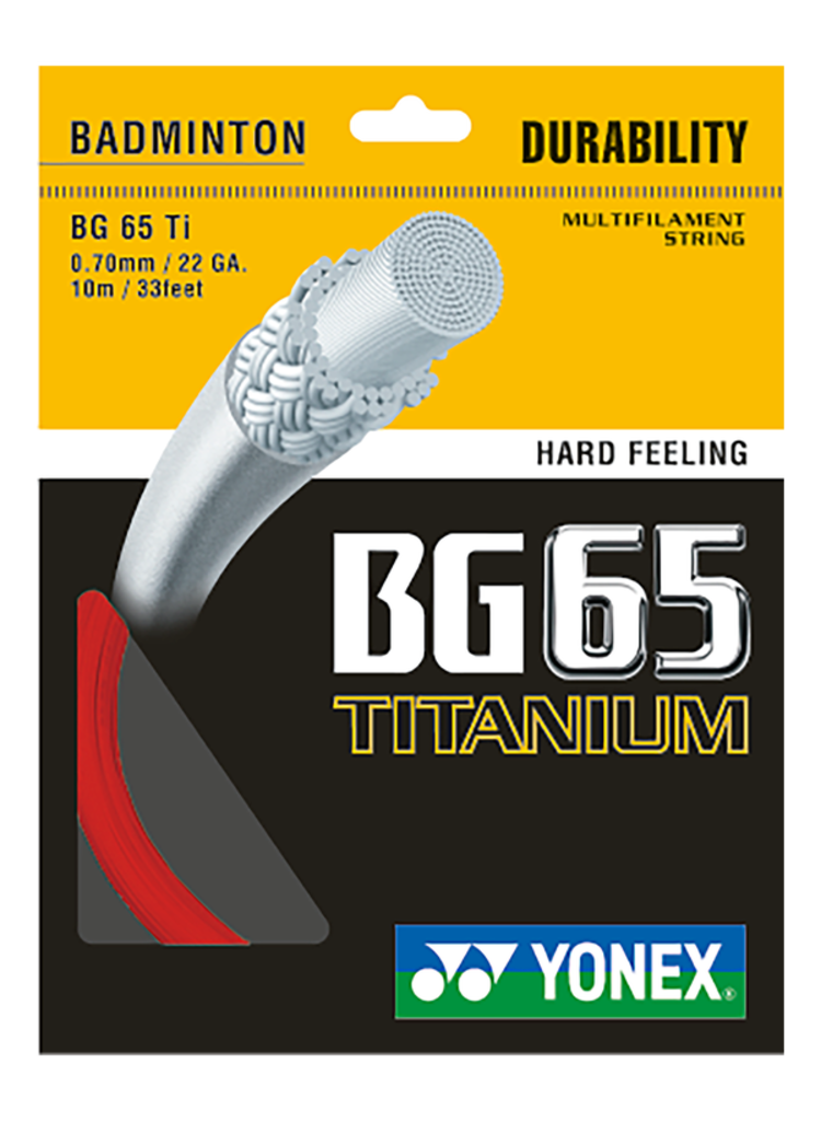 Yonex Yonex BG65 Titanium Badminton String Set