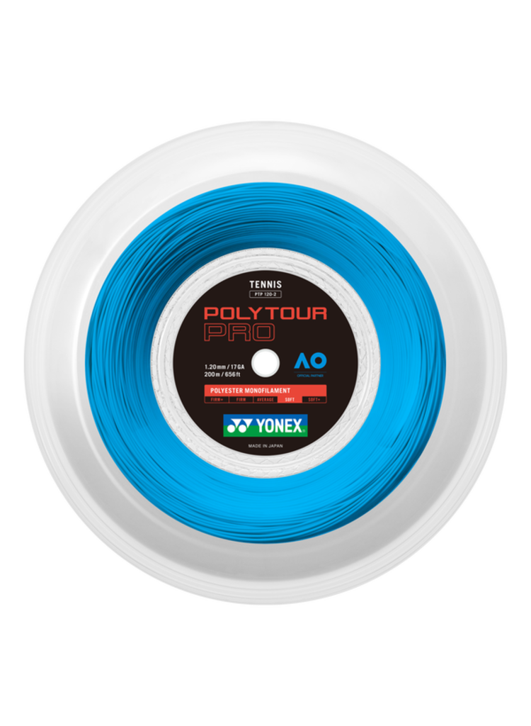 Yonex Yonex PolyTour Pro 1.20mm/17 Tennis String Reel, 200m/656'