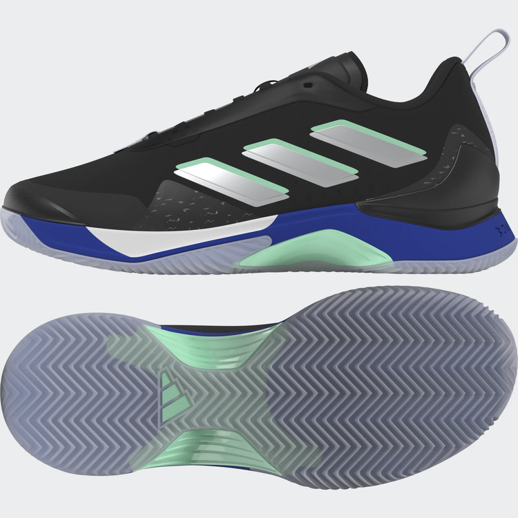 Adidas Adidas Women Avacourt Clay,  Black/Mint HQ8410