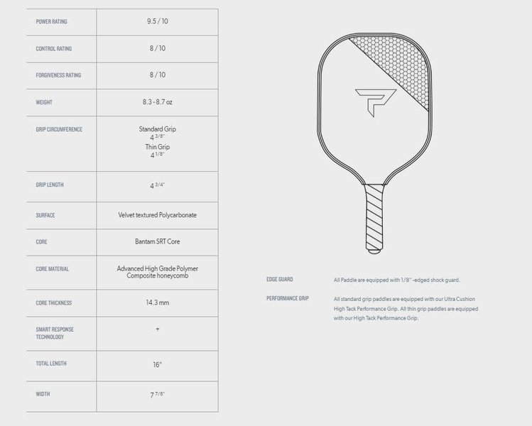 Paddletek Paddletek Bantam EX-L Pro