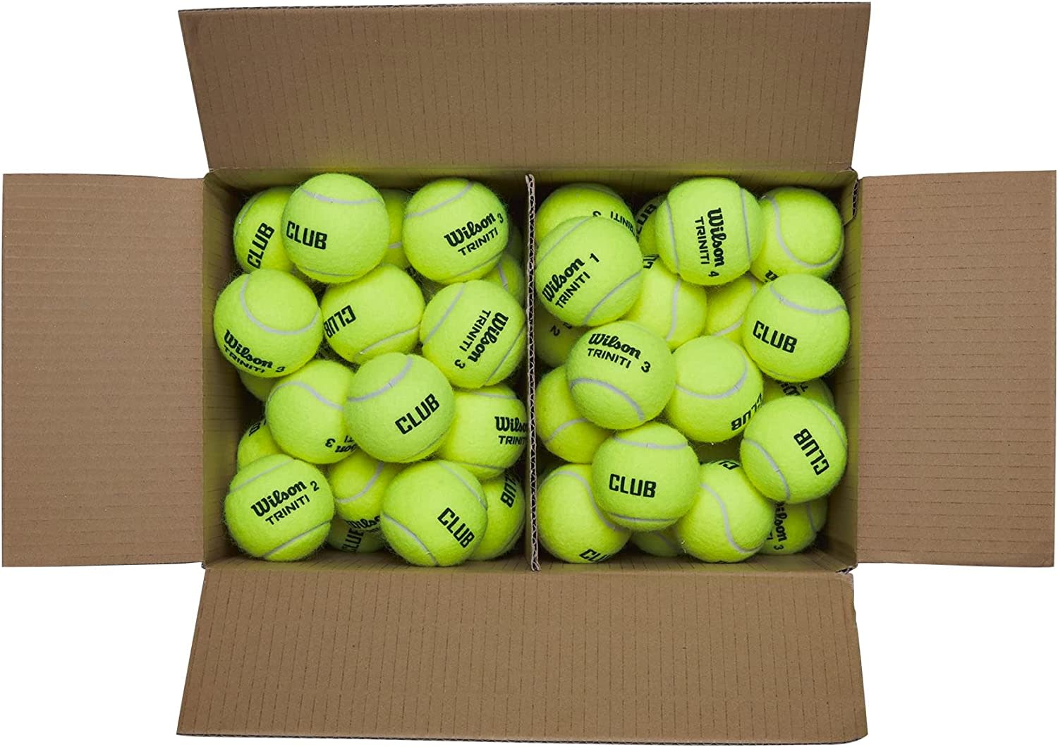 ★Wilson硬式テニスボール TRINITI CLUB TBALL 72球入り TRINITI CLUB テニスボール 1箱72球入り by Wilson Japan
