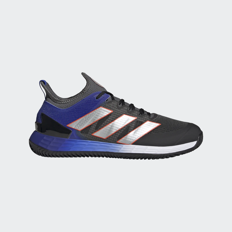 Adidas Adidas Adizero Ubersonic 4 Heat Clay Men's Tennis Shoes, Black/Blue HQ5929
