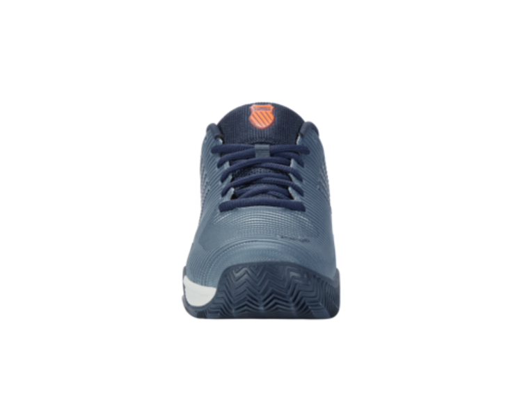 K-Swiss Hypercourt Express 2 HB Clay Men's,  Gray/Orange (06614-497-M)