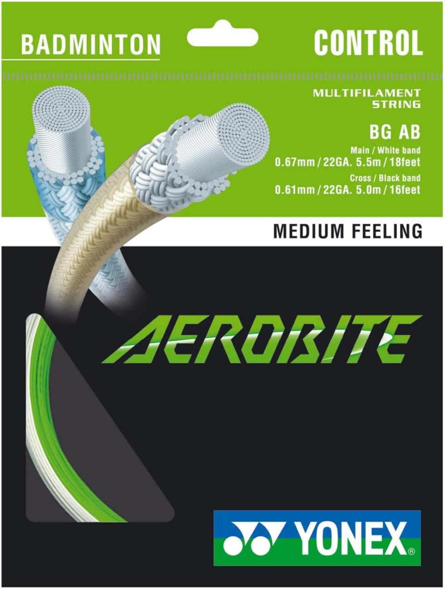 Yonex Aerobite Badminton String Set - Cayman Sports - Tennis