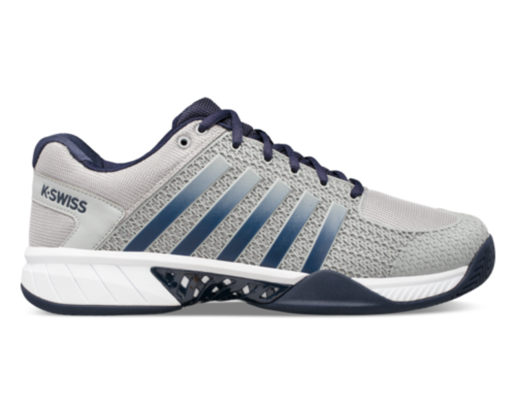 K-Swiss K-Swiss Express Light Pickleball Wide Men's, Silver/Gray (07291-082-W)