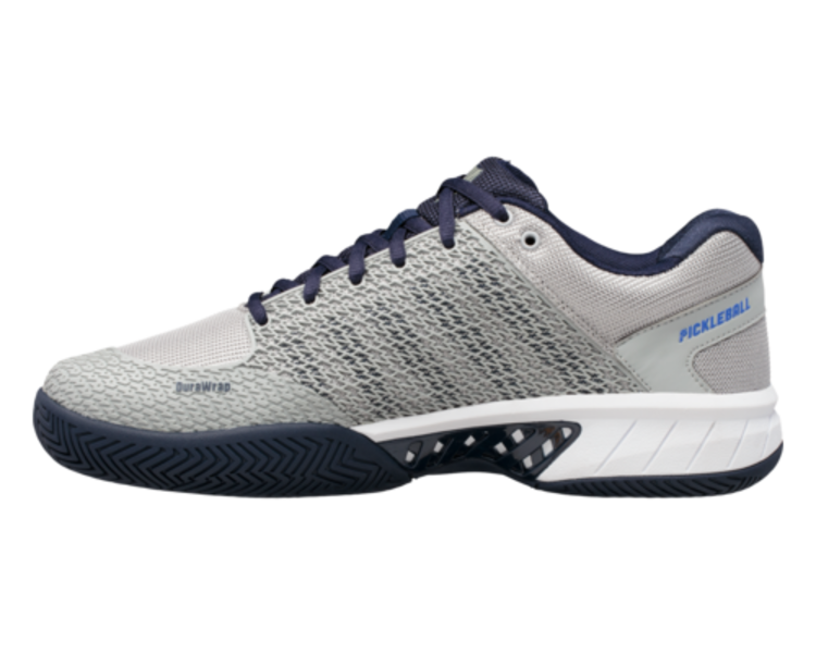 K-Swiss K-Swiss Express Light Pickleball Wide Men's, Silver/Gray (07291-082-W)