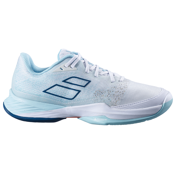 Babolat Jet Mach III All Court Women, White / Angel Blue