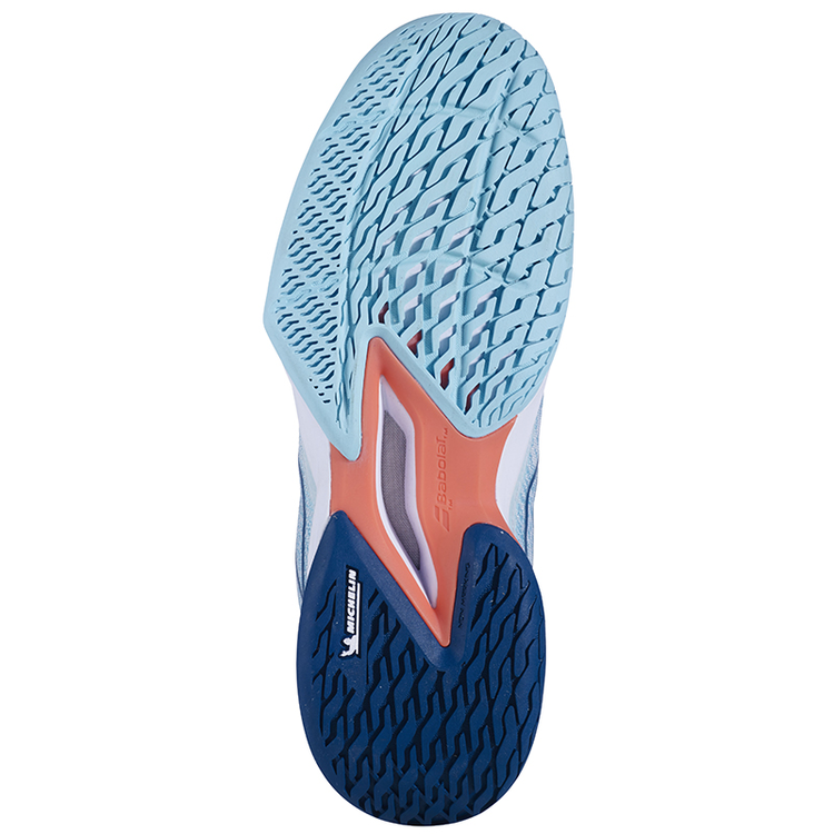 Babolat Jet Mach III All Court Women, White / Angel Blue