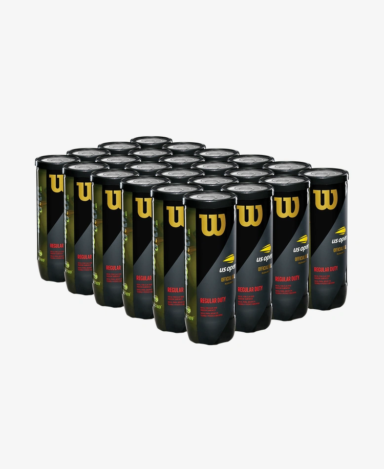Wilson US Open Regular Duty Tennis Balls Case (24 Cans - 72 Balls) (not eligible for free shipping)
