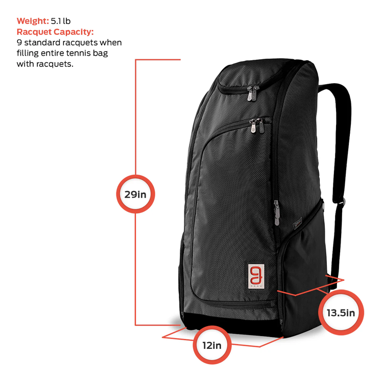 Beau Geau Sport Axiom Racquet Bag 2.0 9PK (not eligible for free shipping)