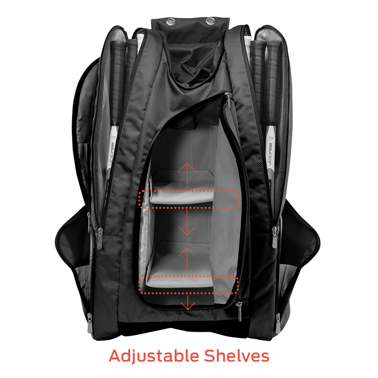 Geau Sport Axiom Racquet Bag 2.0 12PK, Black (not eligible for free shipping)