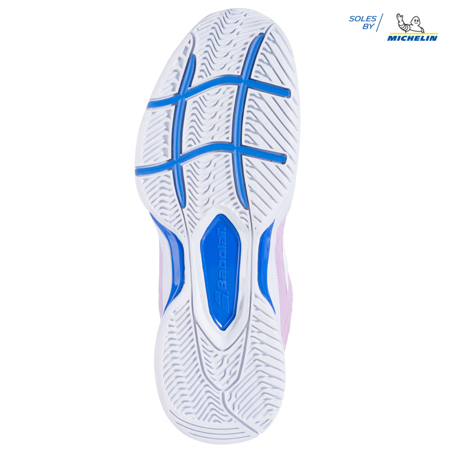 Chaussures De Tennis Babolat SFX Team All Court - Pointure 8 US Femme - Bleu/Crème/Blanc - Occasion Très Bon État