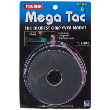Tourna Tourna Mega Tac,  Black 10pk