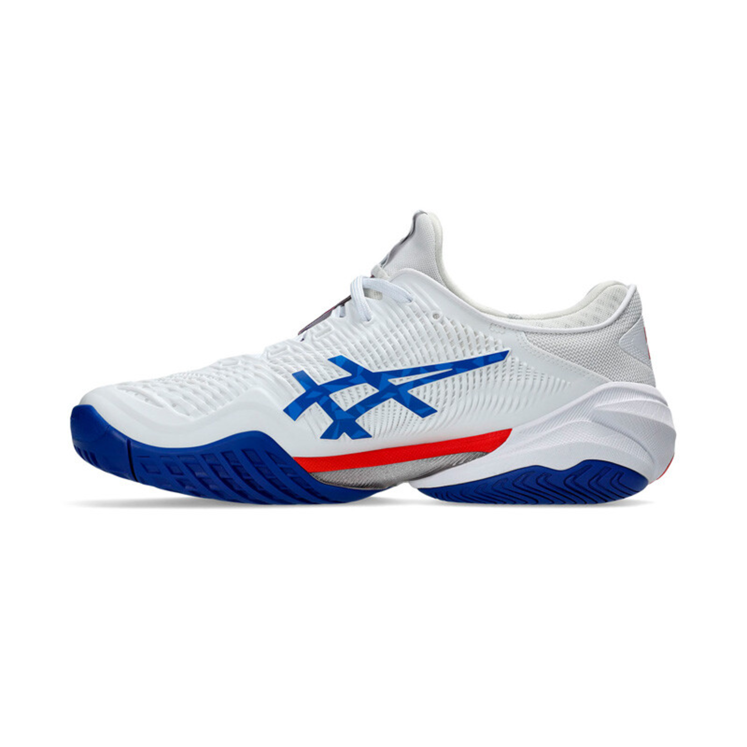 Asics Men's Court FF 3 Novak, White/Asics Blue (1041A480-100