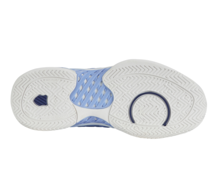 K-Swiss K-Swiss Hypercourt Express 2 Women's  Wide, WHT/OPENAIR/BLUE (96807-171-W), Wide