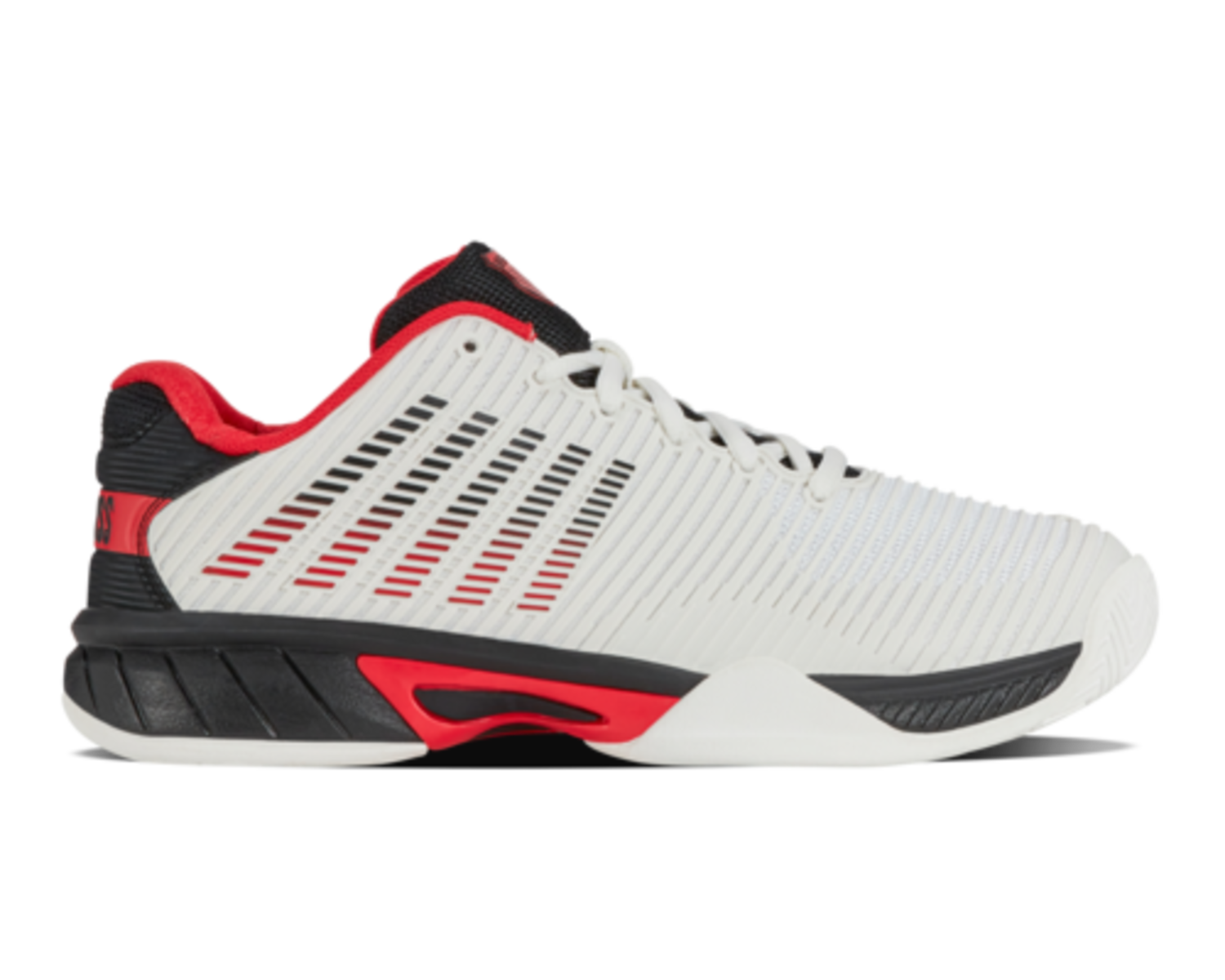 K Swiss Hypercourt Express 2 K White Red 86613 104 M Cayman Sports Tennis Badminton Pickleball