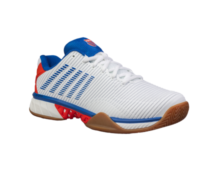 K-Swiss K-Swiss Men's Indoor, WHT/RED (04397-953-M)