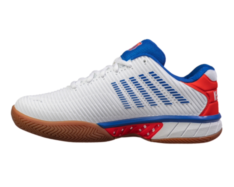 K-Swiss K-Swiss Men's Indoor, WHT/RED (04397-953-M)