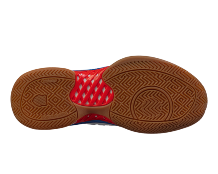 K-Swiss K-Swiss Men's Indoor, WHT/RED (04397-953-M)