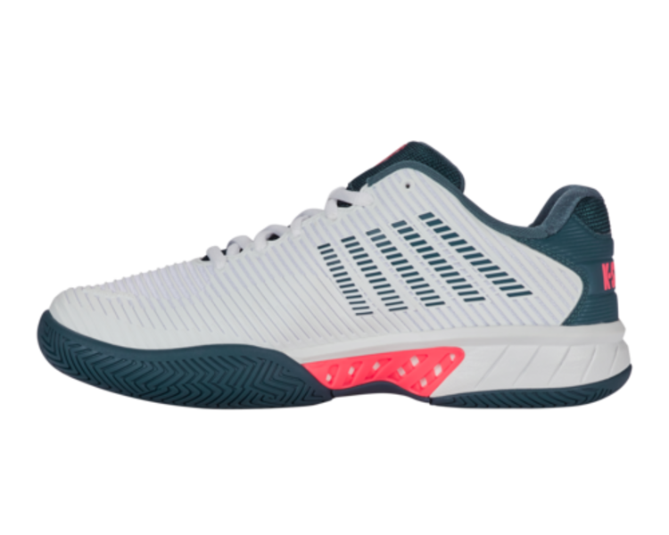 K-Swiss Hypercourt Express 2 Men's,  WH/STRGZR/NEONBLZ (06613-129-M)