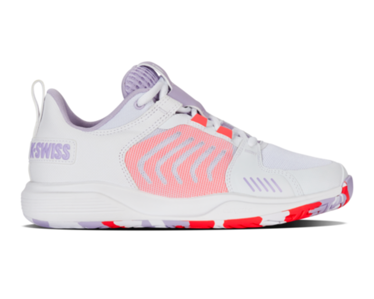 K-Swiss K-Swiss Hypercourt Ultrashot Team Women's, WHT/ORCHPTL/NEONBLZ (97395-182-M)