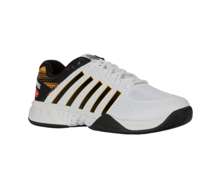 K-Swiss K-Swiss Express Light Pickleball Wide Men's, White/Daffodil (07291-138-W)