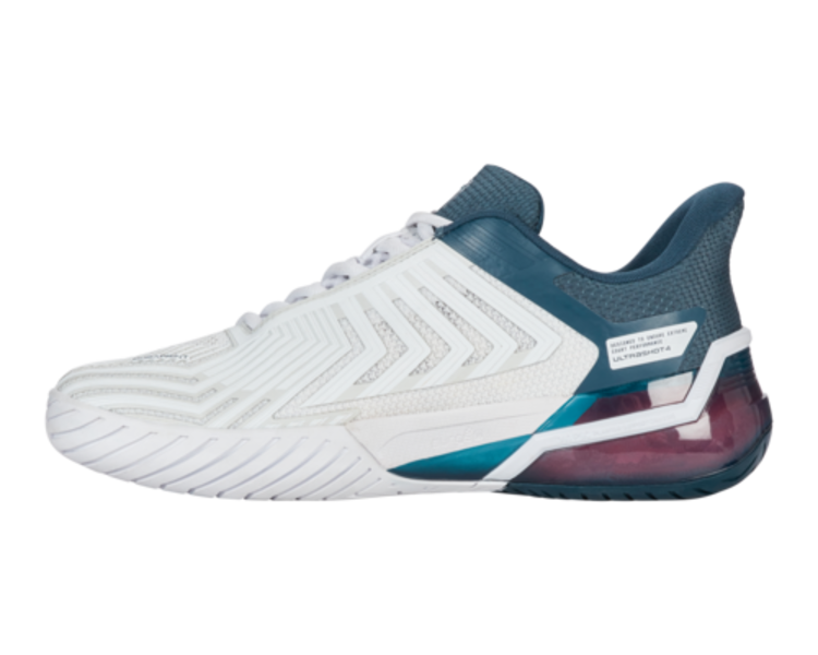 K-Swiss K-Swiss Ultrashot 4 Men's, WHT/STRGZR/NEONBLAZ(04437-129-M)