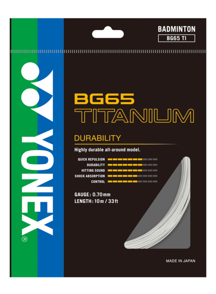 Yonex Yonex BG65 Titanium Badminton String Set