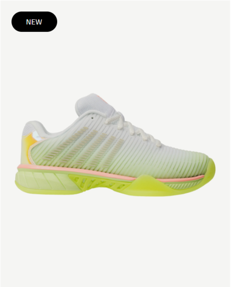 K-Swiss K-Swiss Hypercourt Express 2 Lucky in Love Women's , Lime/White (97382-106-M)