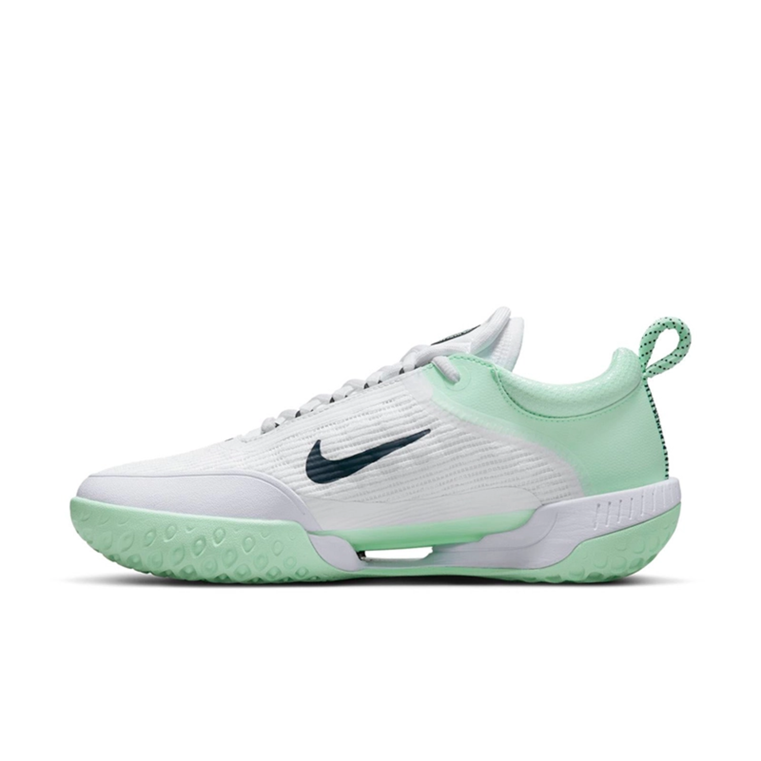 Women's Nike Zoom Court NXT HC, White/Mint (DH0222 100) - Cayman