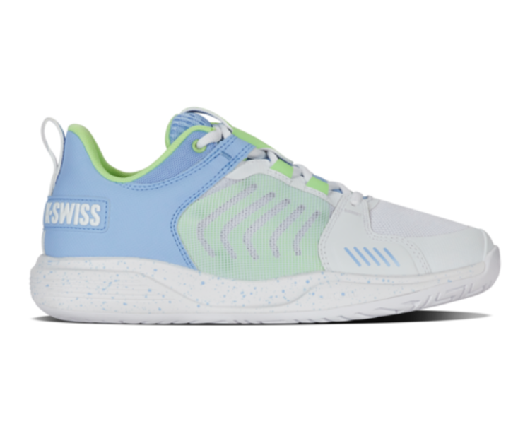 K-Swiss K-Swiss Hypercourt Ultrashot Team Women's, White/Blue/Green (97395-112-M)