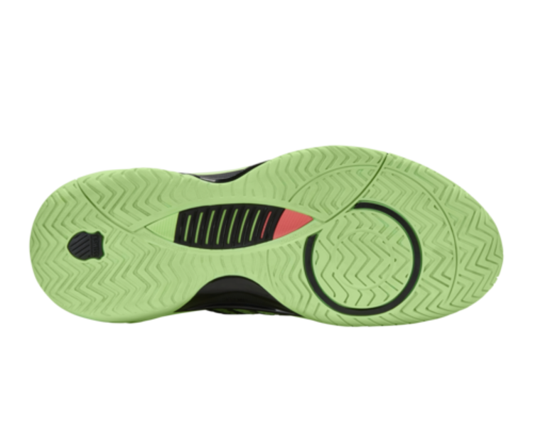 K-Swiss K-Swiss Hypercourt Supreme 2 Men's, SOFT NEON GREEN/BLACK/NEON LAVA(09071-306-M)