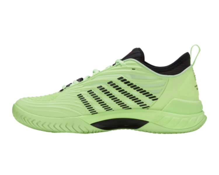 K-Swiss K-Swiss Hypercourt Supreme 2 Men's, SOFT NEON GREEN/BLACK/NEON LAVA(09071-306-M)