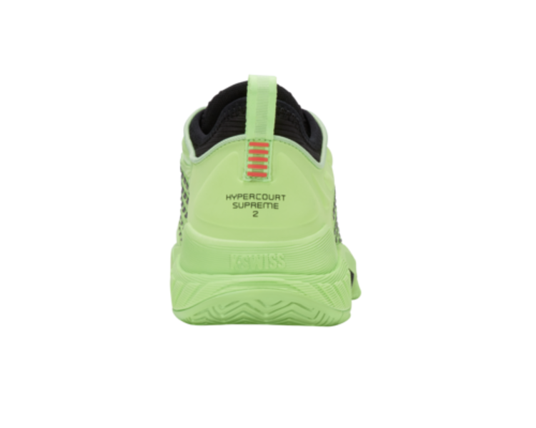 K-Swiss K-Swiss Hypercourt Supreme 2 Men's, SOFT NEON GREEN/BLACK/NEON LAVA(09071-306-M)