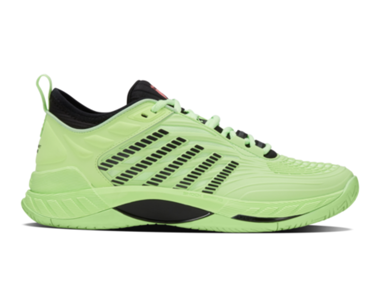 K-Swiss K-Swiss Hypercourt Supreme 2 Men's, SOFT NEON GREEN/BLACK/NEON LAVA(09071-306-M)